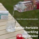 Asfolia Portable Sparkling Water Maker - Compact Soda Machine