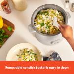 Bella 16-Cup Rice Cooker with Steamer Basket