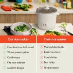 Bella 16-Cup Rice Cooker with Steamer Basket