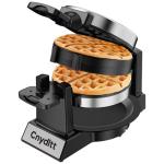 Cnydltt 1400W Rotating Belgian Waffle Maker