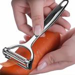 Huakai 2-in-1 Multifunction Vegetable Julienne Peeler