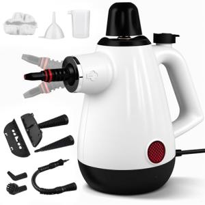 Handheld Steam Cleaner with 9 Accessories for All Surfaces