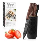Toileum 11-Piece Black Kitchen Knife Set