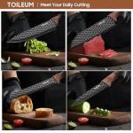 Toileum 11-Piece Black Kitchen Knife Set