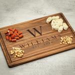 Personalized Monogram Cutting Board - USA Made