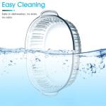 NUTRIUPS 3QT Oval Glass Casserole Dish with Lid