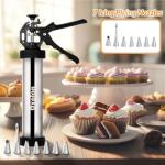 Stainless Steel Churro Maker with 21 Accessories