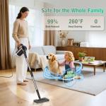 11-in-1 Steam Mop with Handheld Cleaner & Tank