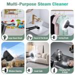11-in-1 Steam Mop with Handheld Cleaner & Tank