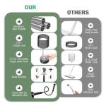 11-in-1 Steam Mop with Handheld Cleaner & Tank