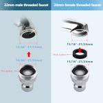 Dishwasher Faucet Adapter with Aerator for Easy Connection