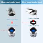 Dishwasher Faucet Adapter with Aerator for Easy Connection