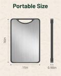 Titanium 2-in-1 Double Sided Cutting Board