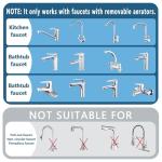 Dishwasher Faucet Adapter with Aerator for Easy Connection