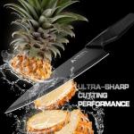 15-Piece German Steel Knife Set with Block