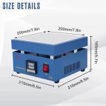 110V 850W Electric Preheat Soldering Hot Plate
