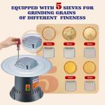 Electric Grain Mill Grinder with Detachable Bucket