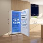 13.8 Cu ft Upright Convertible Freezer in White