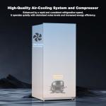 13.8 Cu ft Upright Convertible Freezer in White