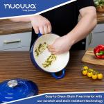 Non-Stick Enamel Cast Iron Dutch Oven – 3.1 Quart