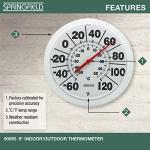 Springfield Big Dial Wireless Thermometer for Indoor Outdoor Use