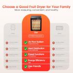 12-Tray Digital Food Dehydrator for Jerky