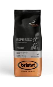 Bristot Espresso Cremoso Italian Ground Coffee, Medium Roast