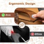 14.5" Wooden Bread Knife for Easy Slicing