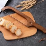 14.5" Wooden Bread Knife for Easy Slicing