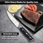 Set of 4 Serrated Steak Knives with Gift Box