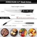 Set of 4 Serrated Steak Knives with Gift Box