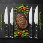 Set of 4 Serrated Steak Knives with Gift Box