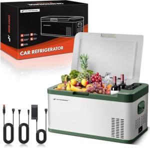 Portable 12V Car Fridge and Cooler 21QT