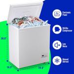 Demuller 4.0 Cu.ft Compact Chest Freezer with Baskets