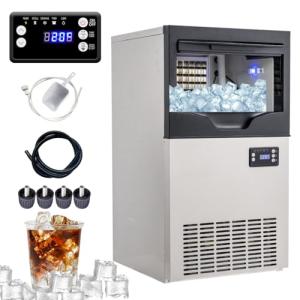 100lbs Under Counter Stainless Steel Ice Maker