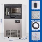 100lbs Under Counter Stainless Steel Ice Maker