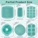 32-Piece Nonstick Silicone Bakeware Set