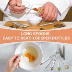 20-Piece Stainless Steel Measuring Cups and Spoons Set