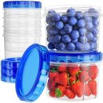 6-Pack Airtight Freezer Storage Containers, 16 Oz