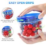 6-Pack Airtight Freezer Storage Containers, 16 Oz