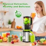 Cold Press Juicer with Large Feed Chute