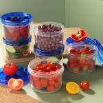 6-Pack Airtight Freezer Storage Containers, 16 Oz