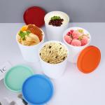 Reusable Ice Cream Containers with Leak-Free Lids - 4 Pack