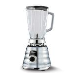 Oster 3-Speed Chrome Blender with Durable Glass Jar