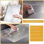 Extra Large Stainless Steel Cutting Board with Lip