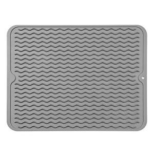 MicoYang Eco-Friendly Silicone Dish Drying Mat, 16"x12