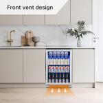 Weili 20-Inch Built-In Beverage Refrigerator with Lock