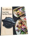 Cast Iron Tortilla Press with Recipe E-Book