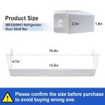 Refrigerator Door Shelf Bar Replacement for Whirlpool