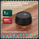 Electric Whiskey Smoker Kit with LED Lights